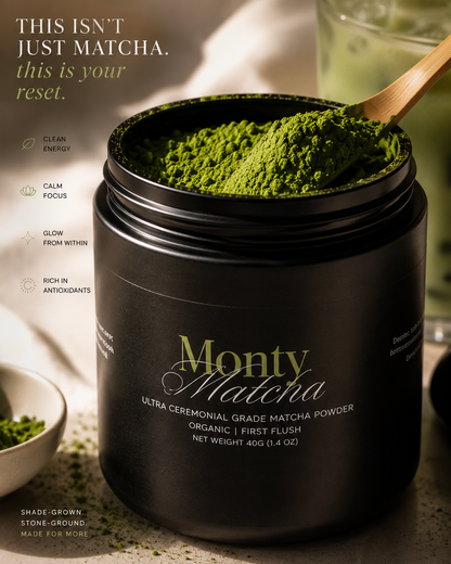 Monty Single Cultivar Matcha Powder